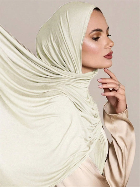 Plus Size Knitted Headscarf Shawl