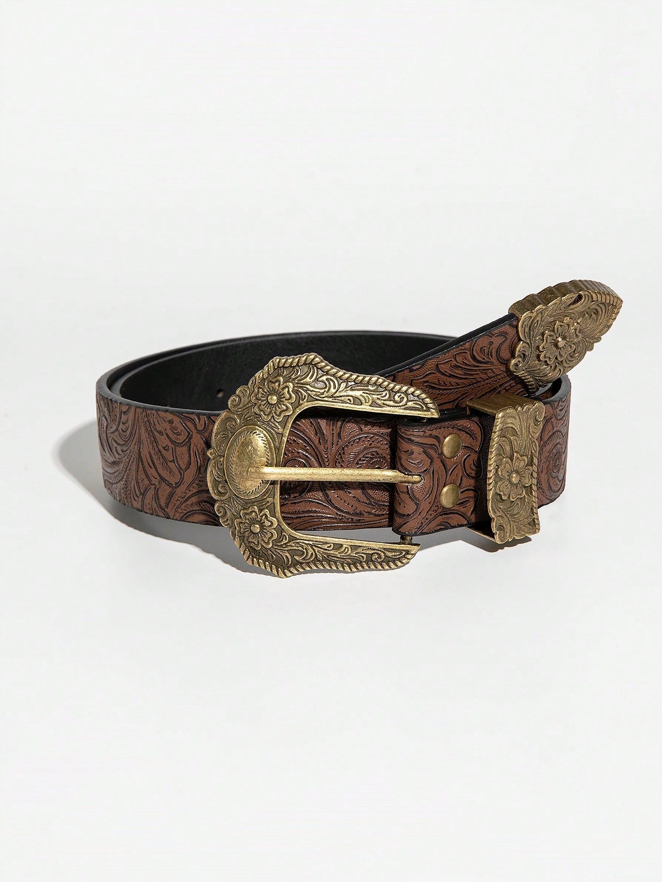 Women Vintage Boho Buckle Belt