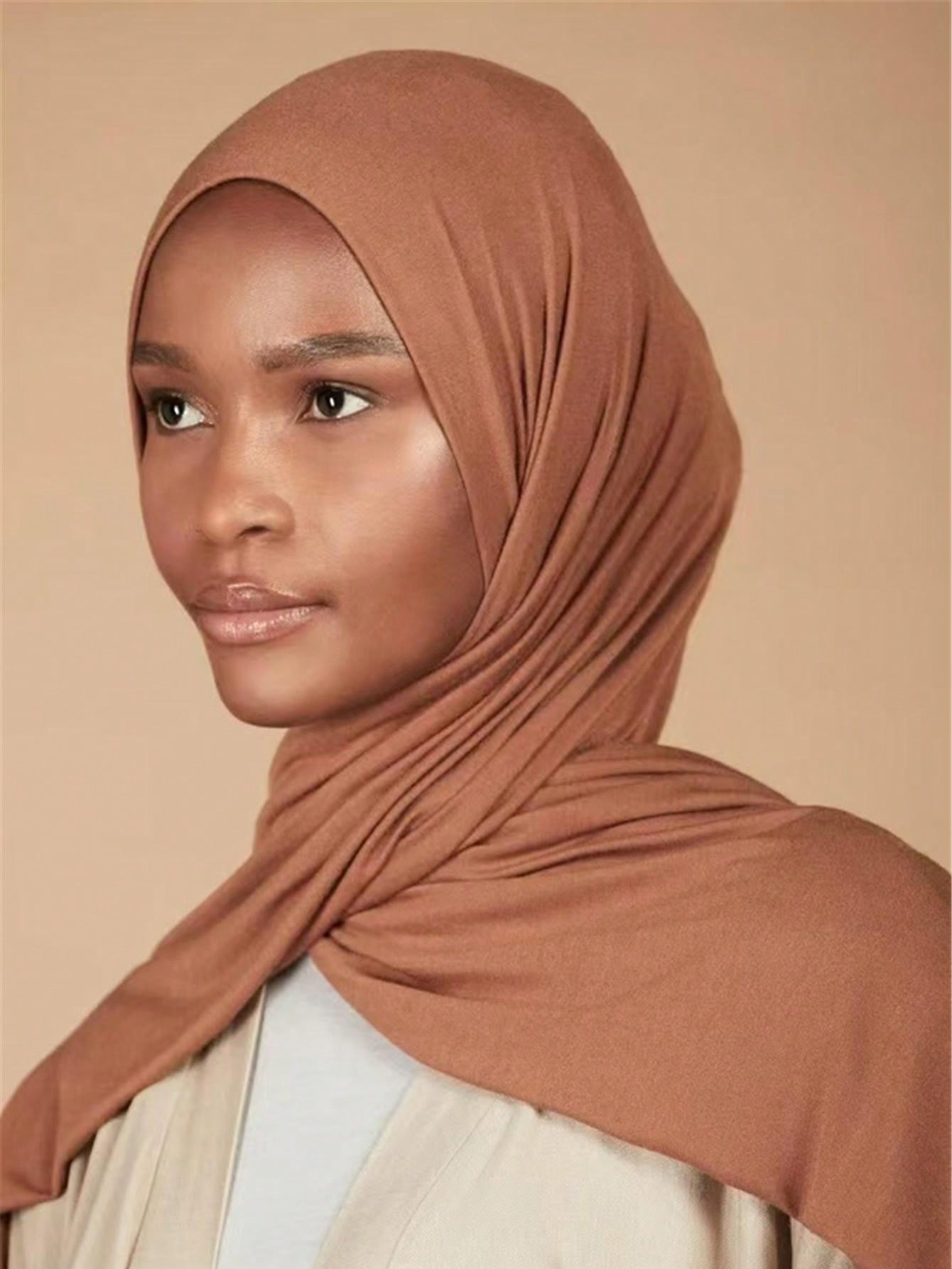 Soft Solid Color Hijab