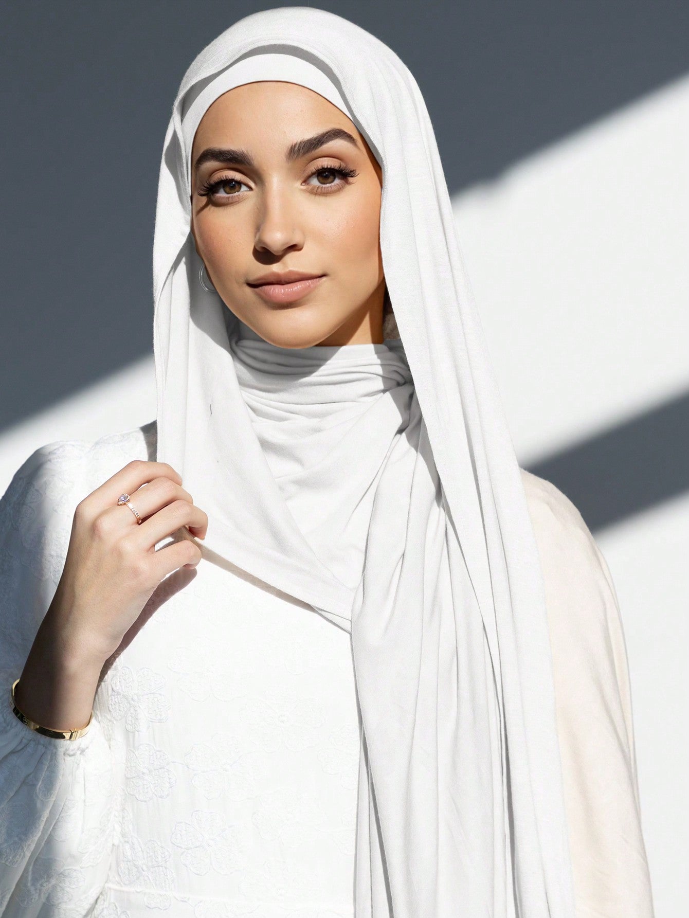2PCS Jersey Hijab Undercap Set