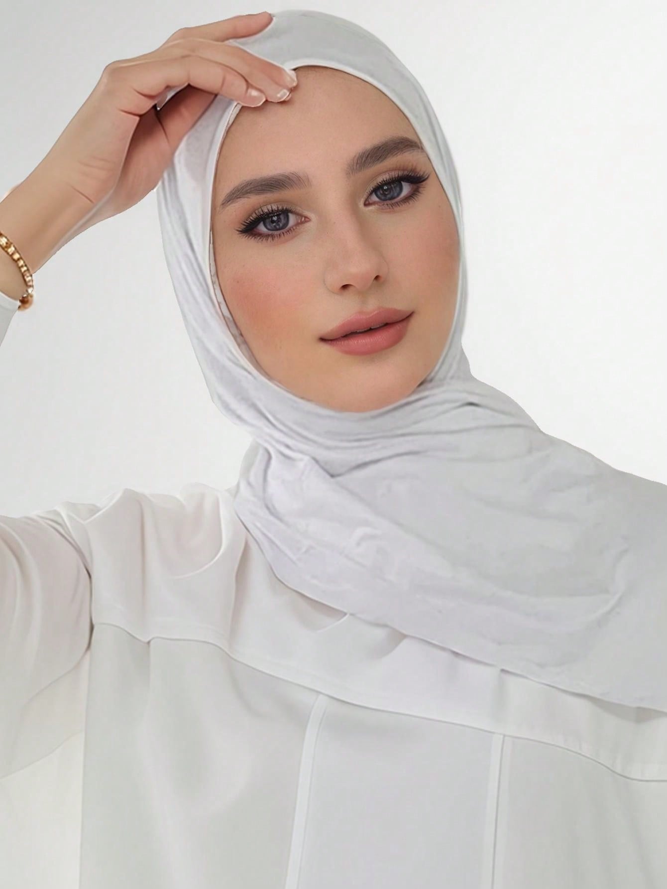 Plus Size Knitted Headscarf Shawl