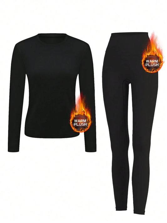 Women’s Fleece Thermal Underwear Set