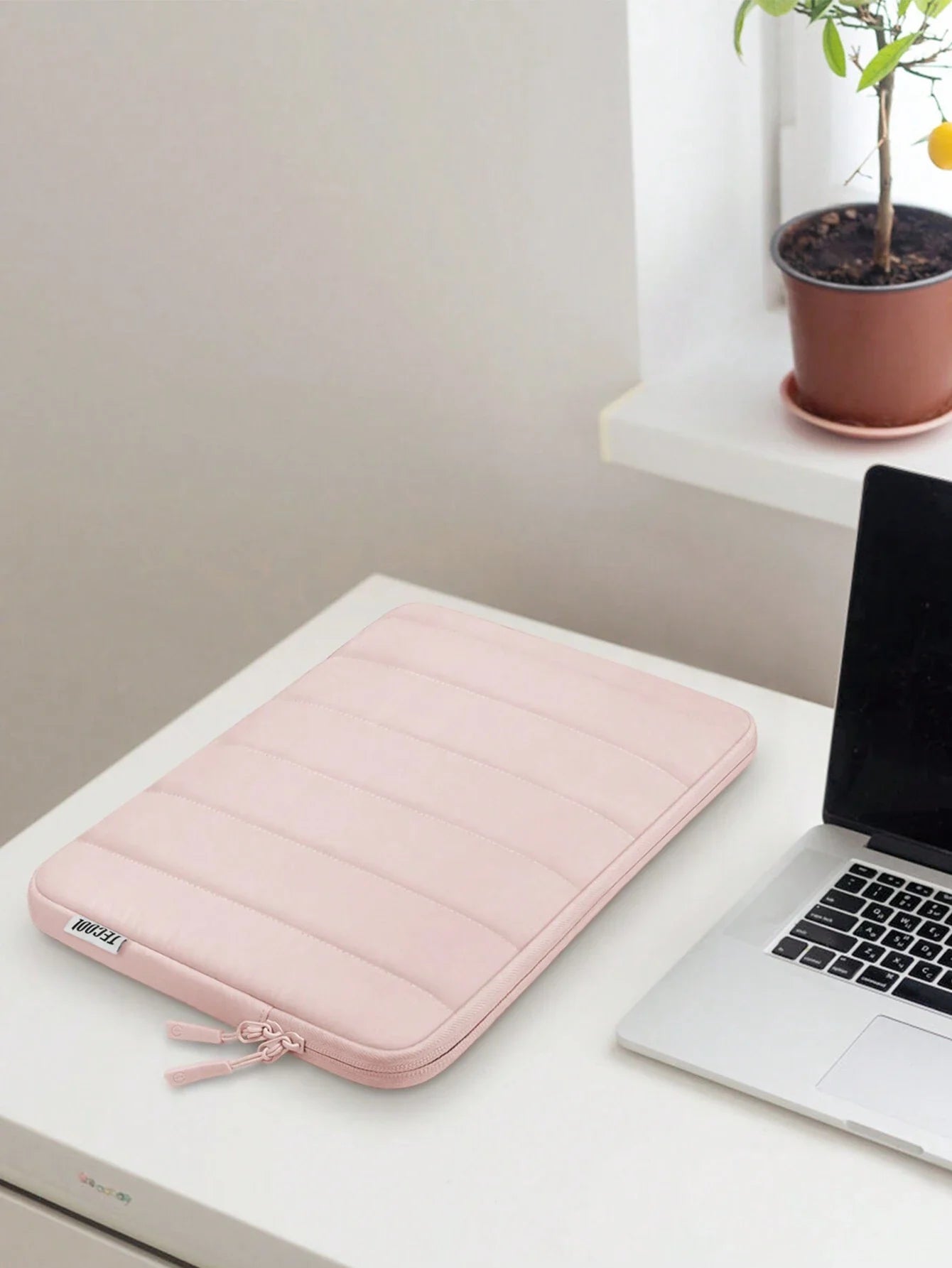 TECOOL Pink Laptop Sleeve Bag