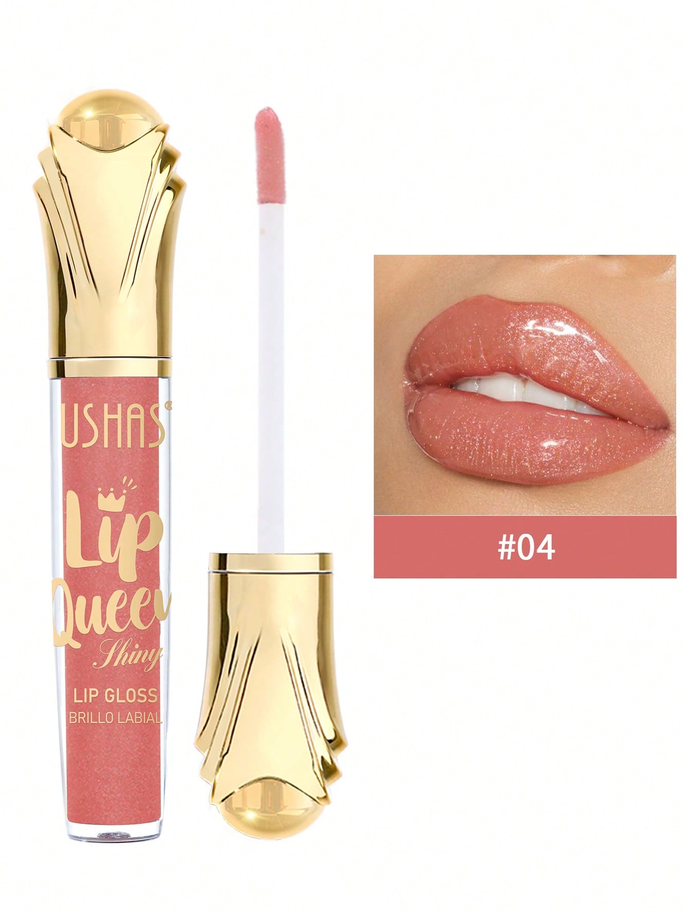 Ushas 6-Color Glitter Lipsticks