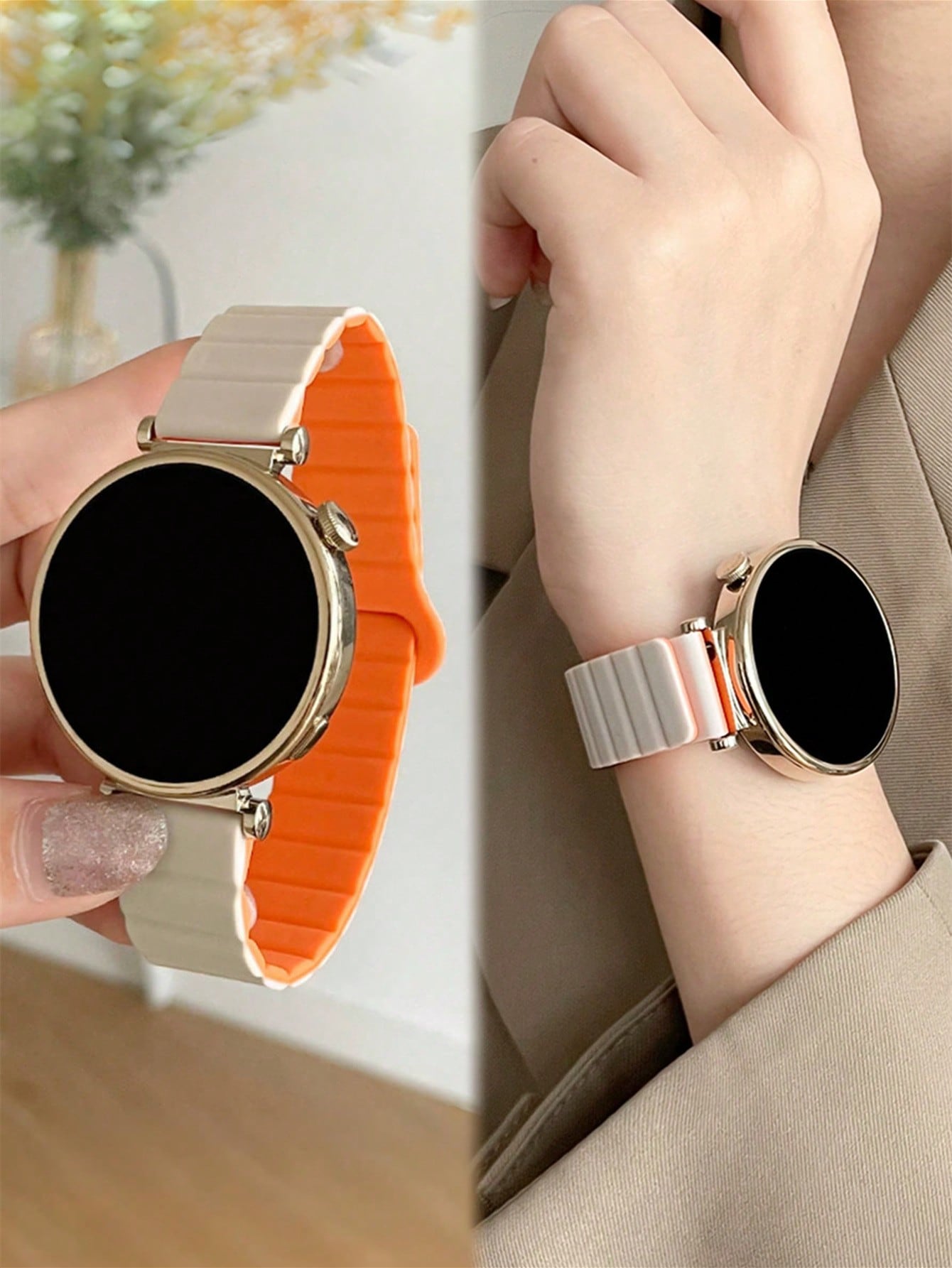 Silicone Magnetic Watch Band