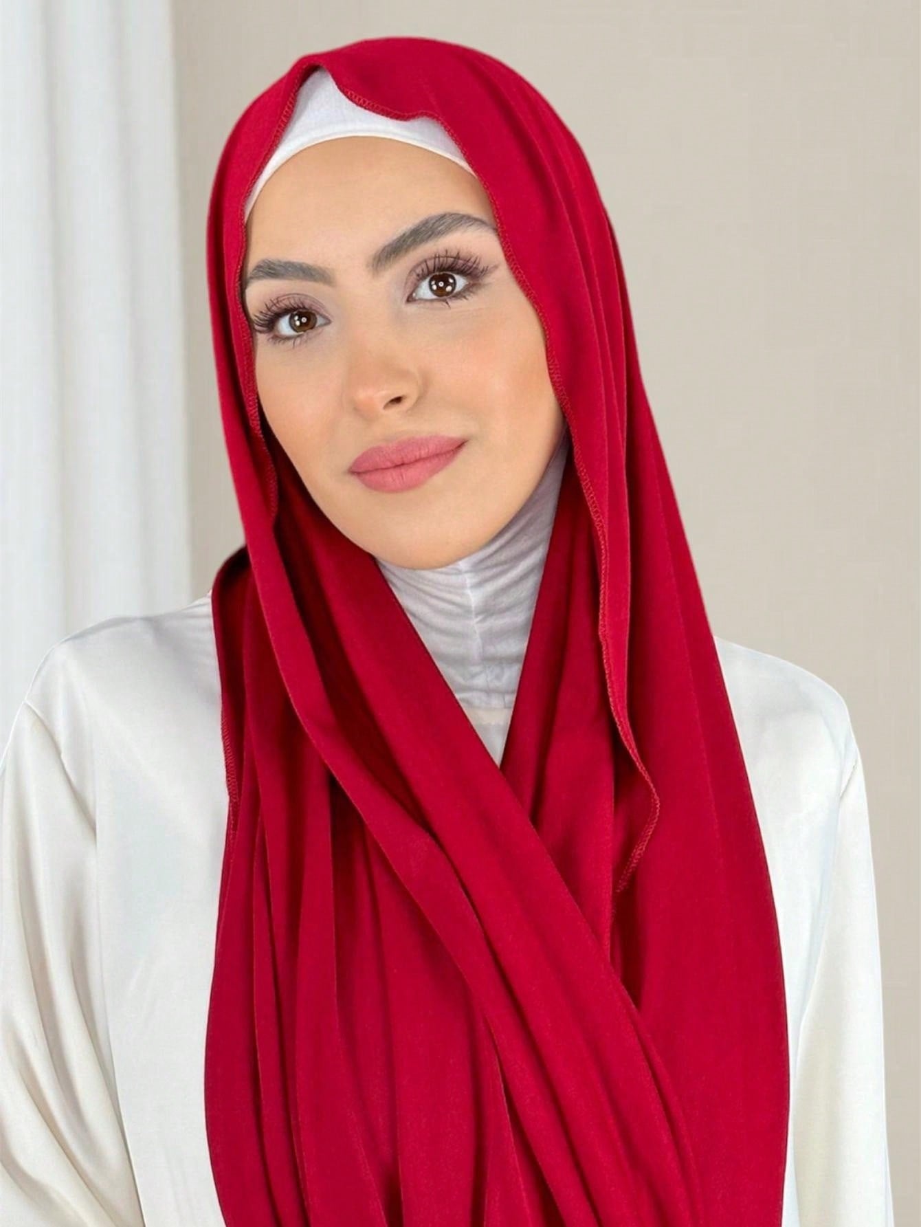 Soft Solid Color Jersey Hijab