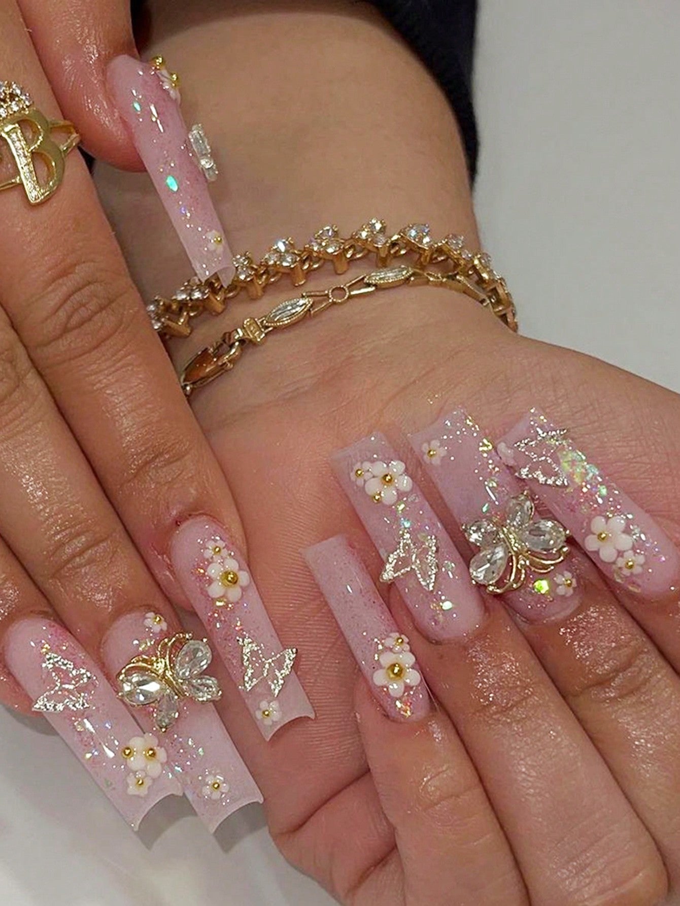 24pcs Luxury 3D Nail Stickers