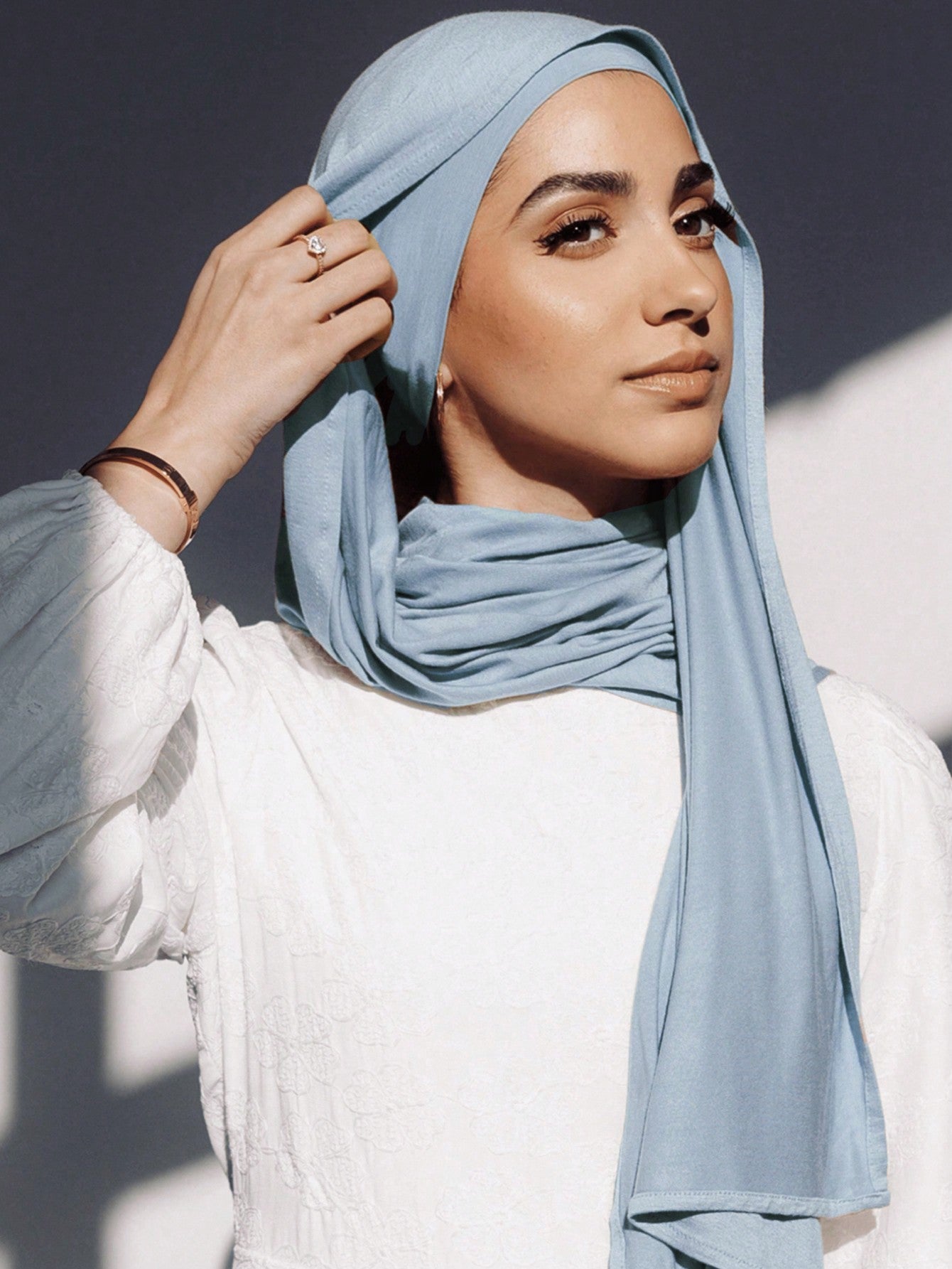2PCS Jersey Hijab Undercap Set