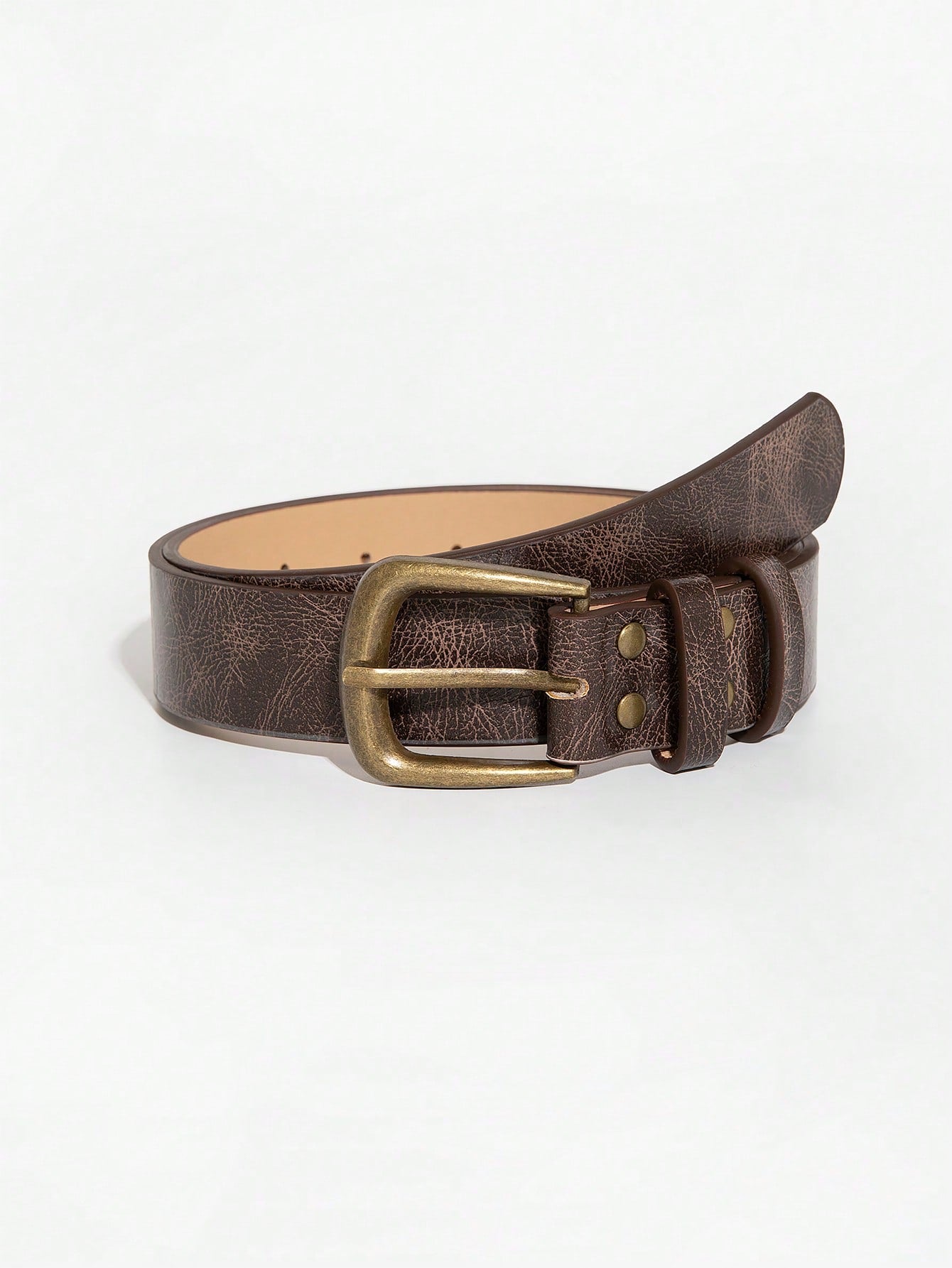 Women's Retro Square Buckle Belt