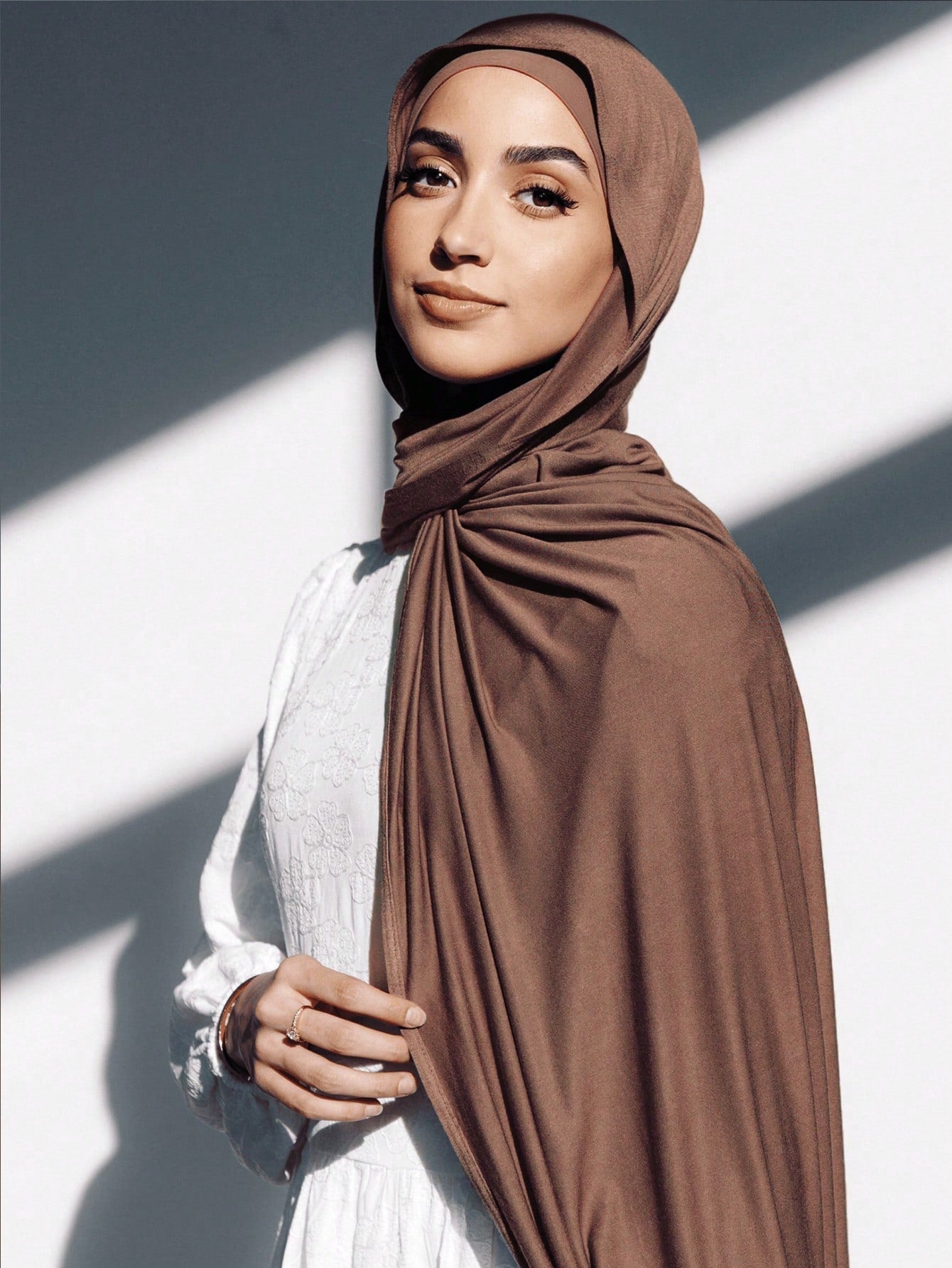 2PCS Jersey Hijab Undercap Set