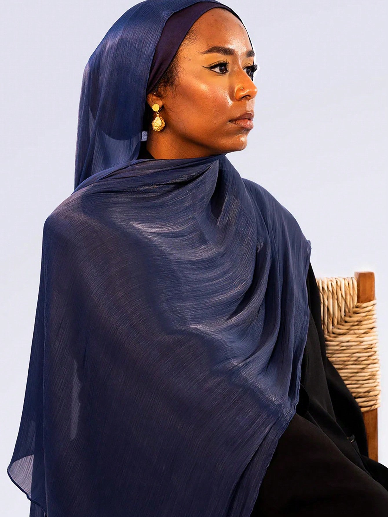 Basic Solid Color Silk Hijab