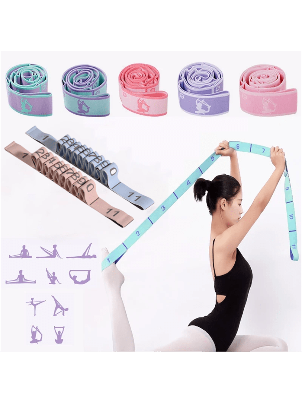 8/11 Grid Yoga Resistance Band