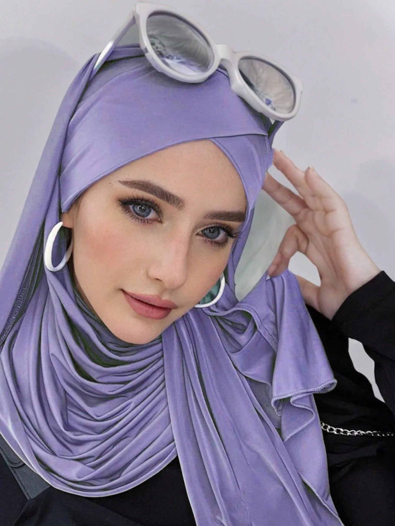 Tie-On Crystal Linen Instant Hijab