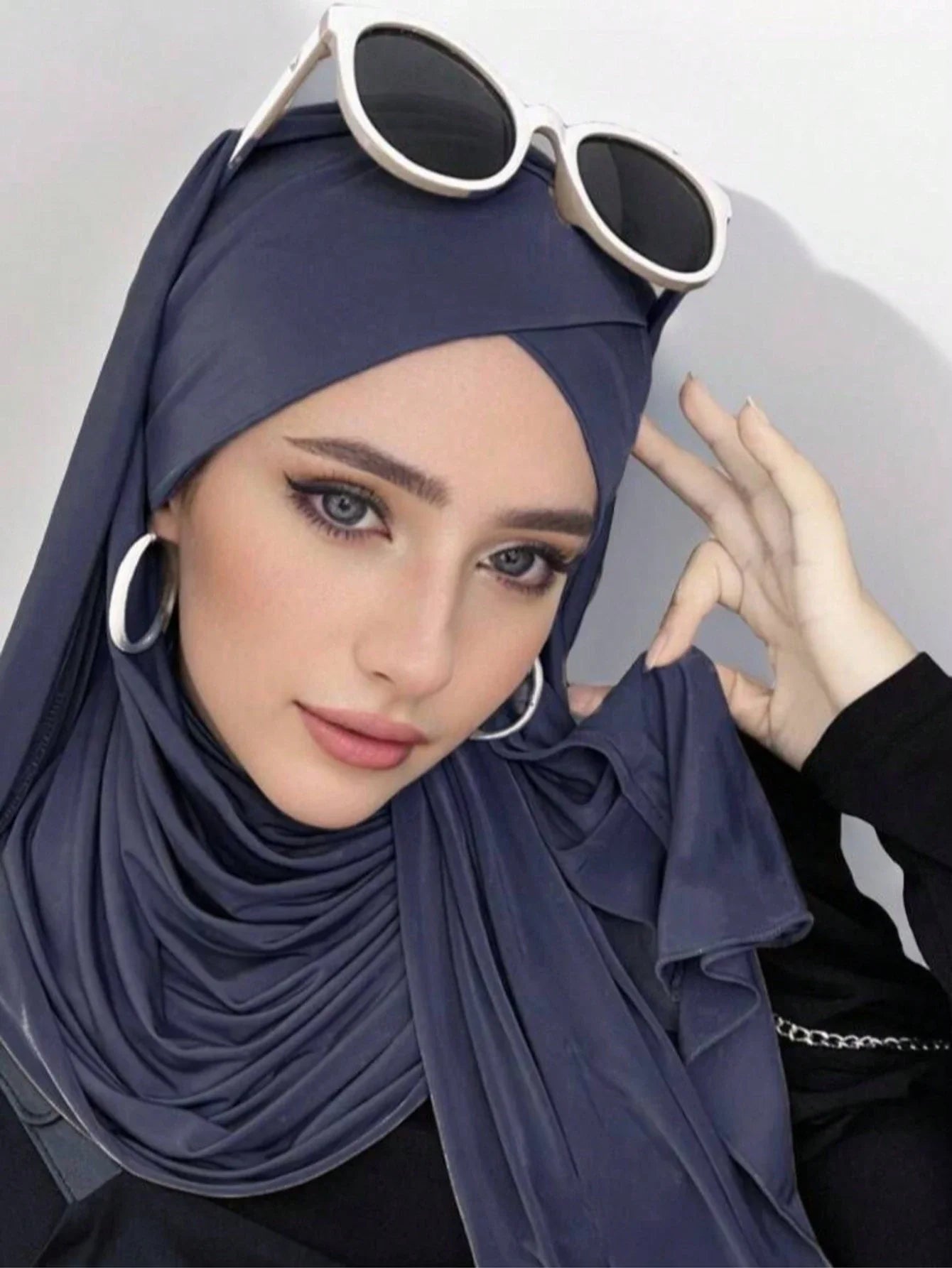 Tie-On Crystal Linen Instant Hijab