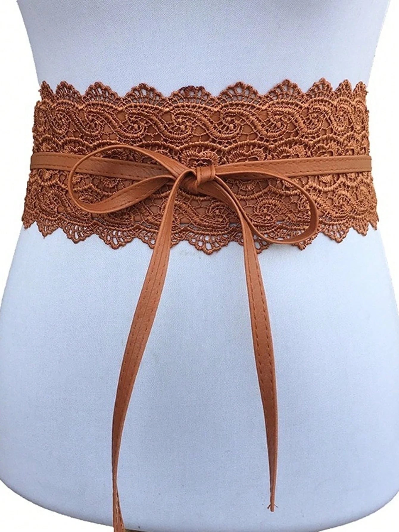 Women’s Lace Tie-Up Waist Belt