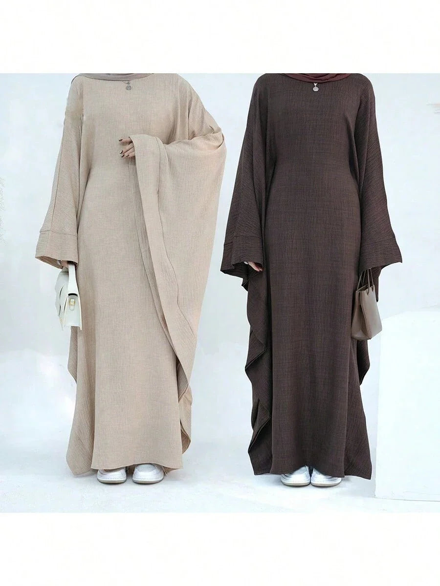 Elegant Batwing Sleeve Abaya