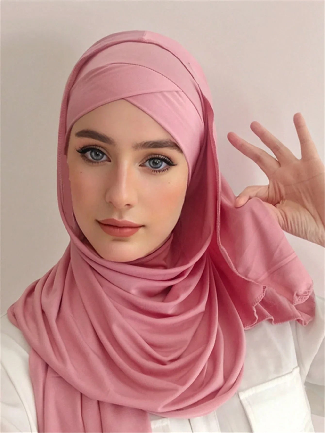 Tie-On Crystal Linen Instant Hijab