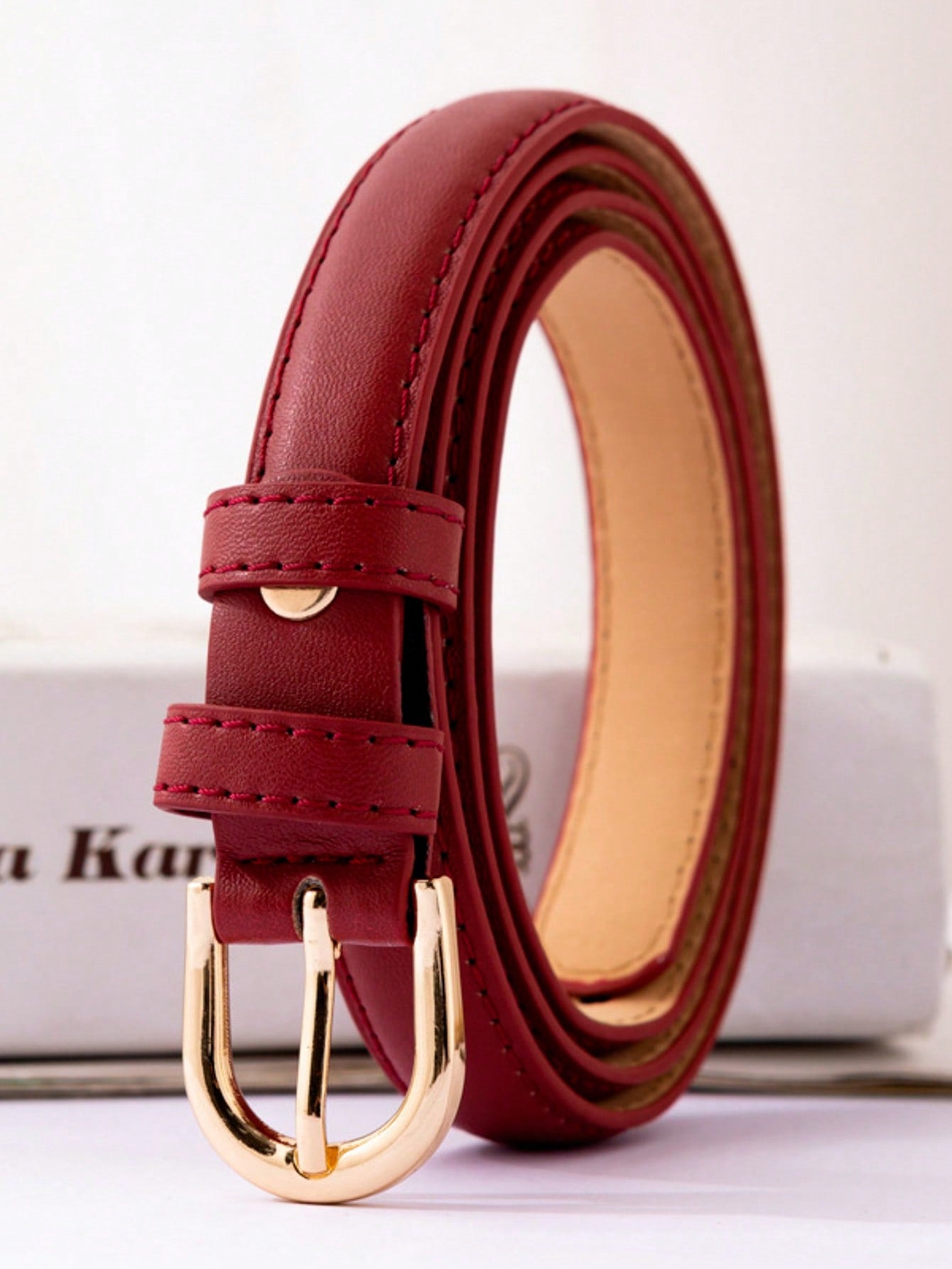 Metal Buckle Belt With Punch
