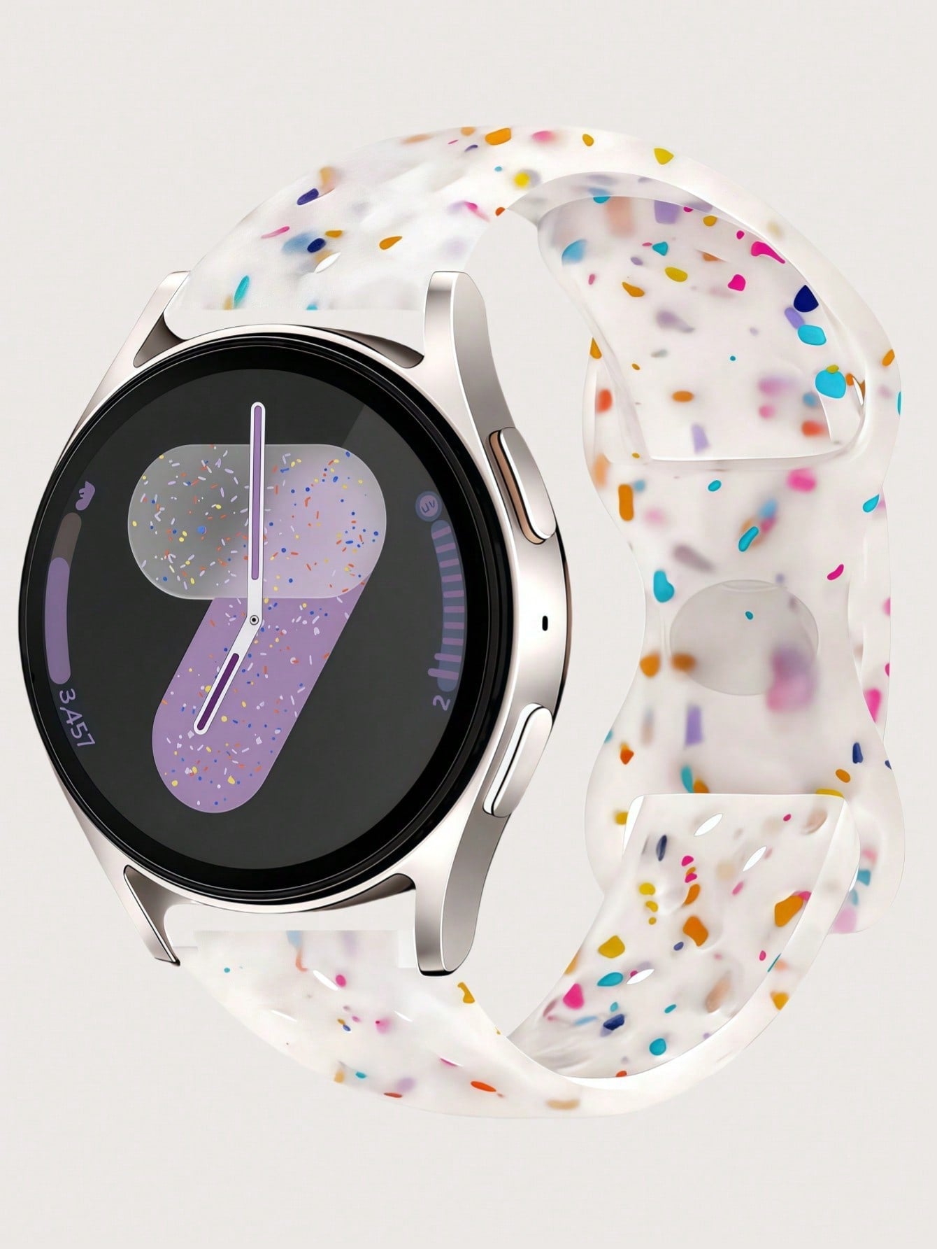 Floral Silicone Galaxy Watch Band