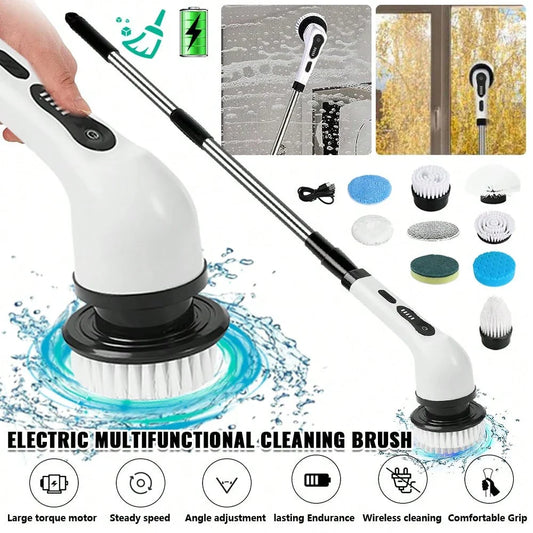 Cordless Electric Spin Scrubber Set
