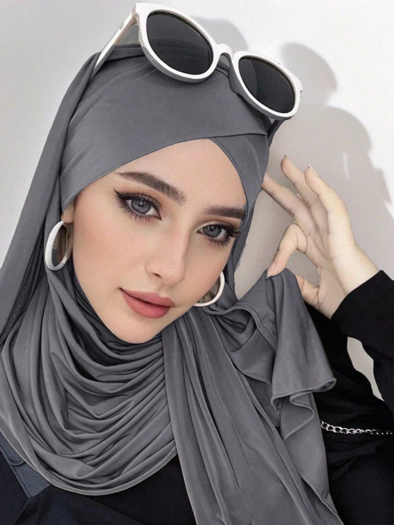 Tie-On Crystal Linen Instant Hijab