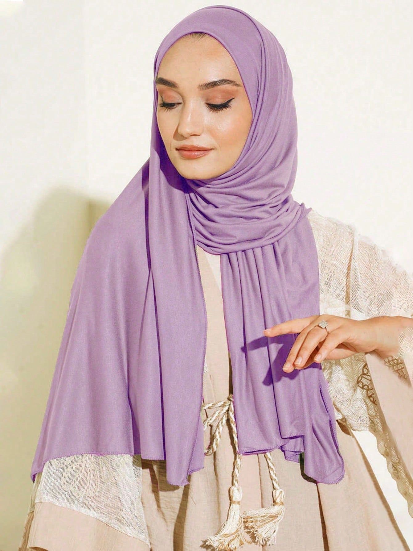 Large Elegant Women Hijab Scarf