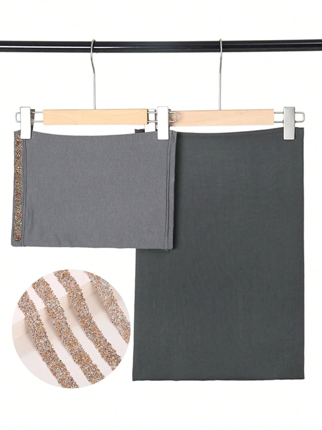 2PCS Viscose Hijab Scarf Set