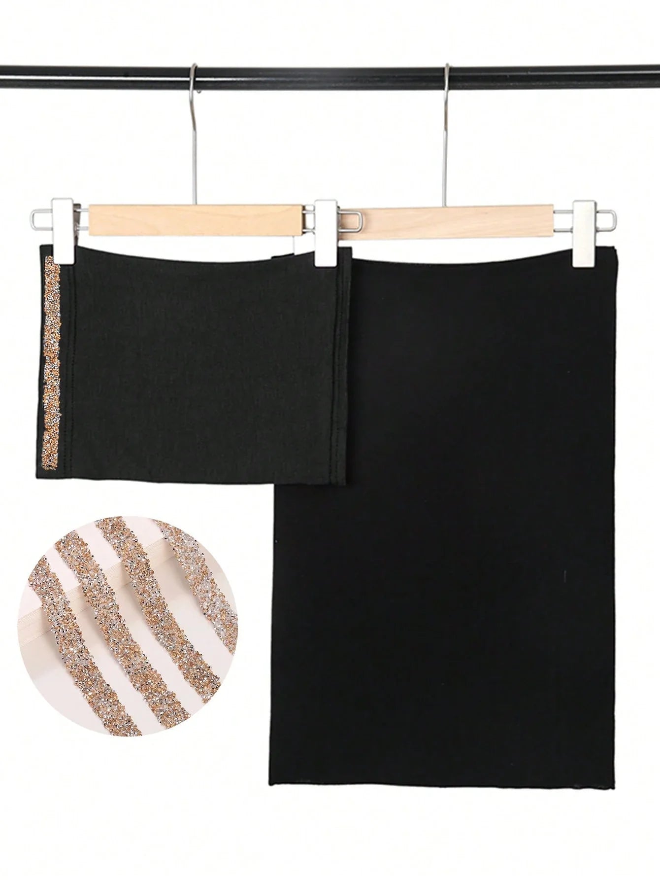 2PCS Viscose Hijab Scarf Set