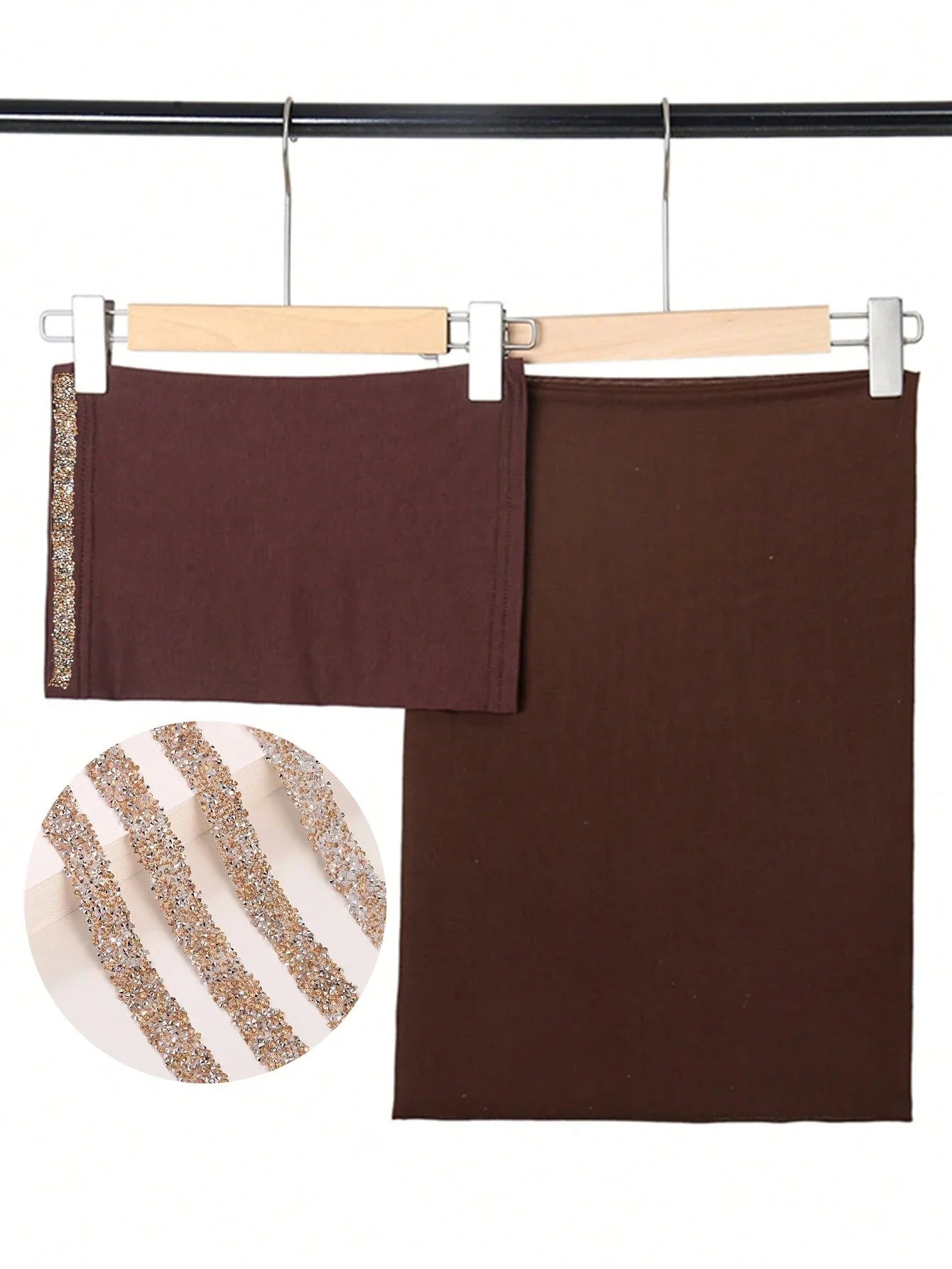 2PCS Viscose Hijab Scarf Set