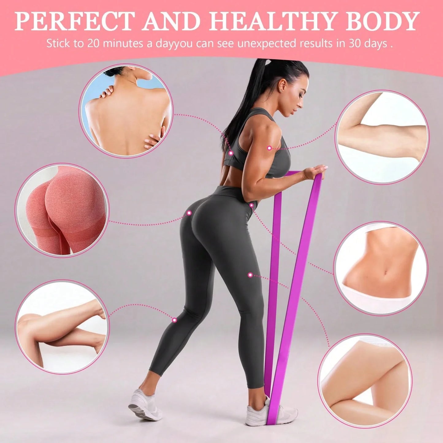 Yoga Stackable Resistance Loop Bands