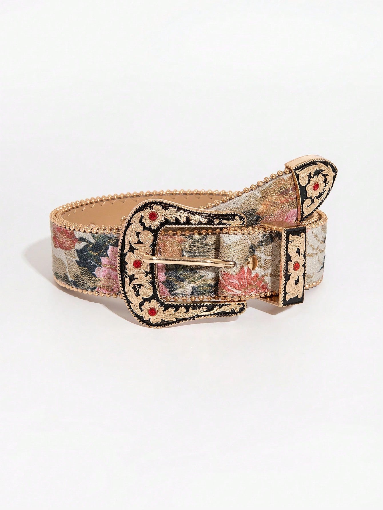 Vintage Western Bull & Dragon Belt