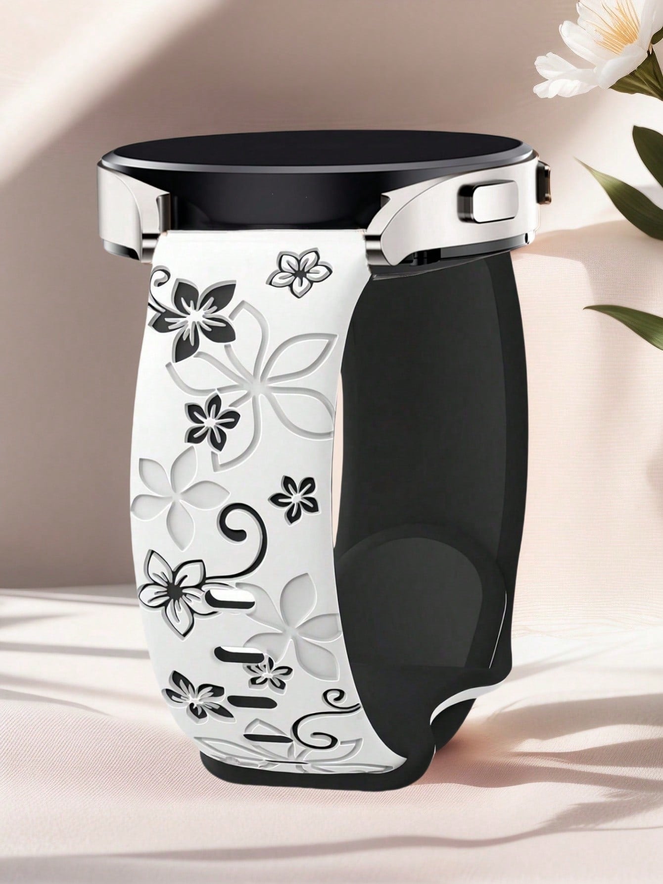 Floral Silicone Galaxy Watch Band