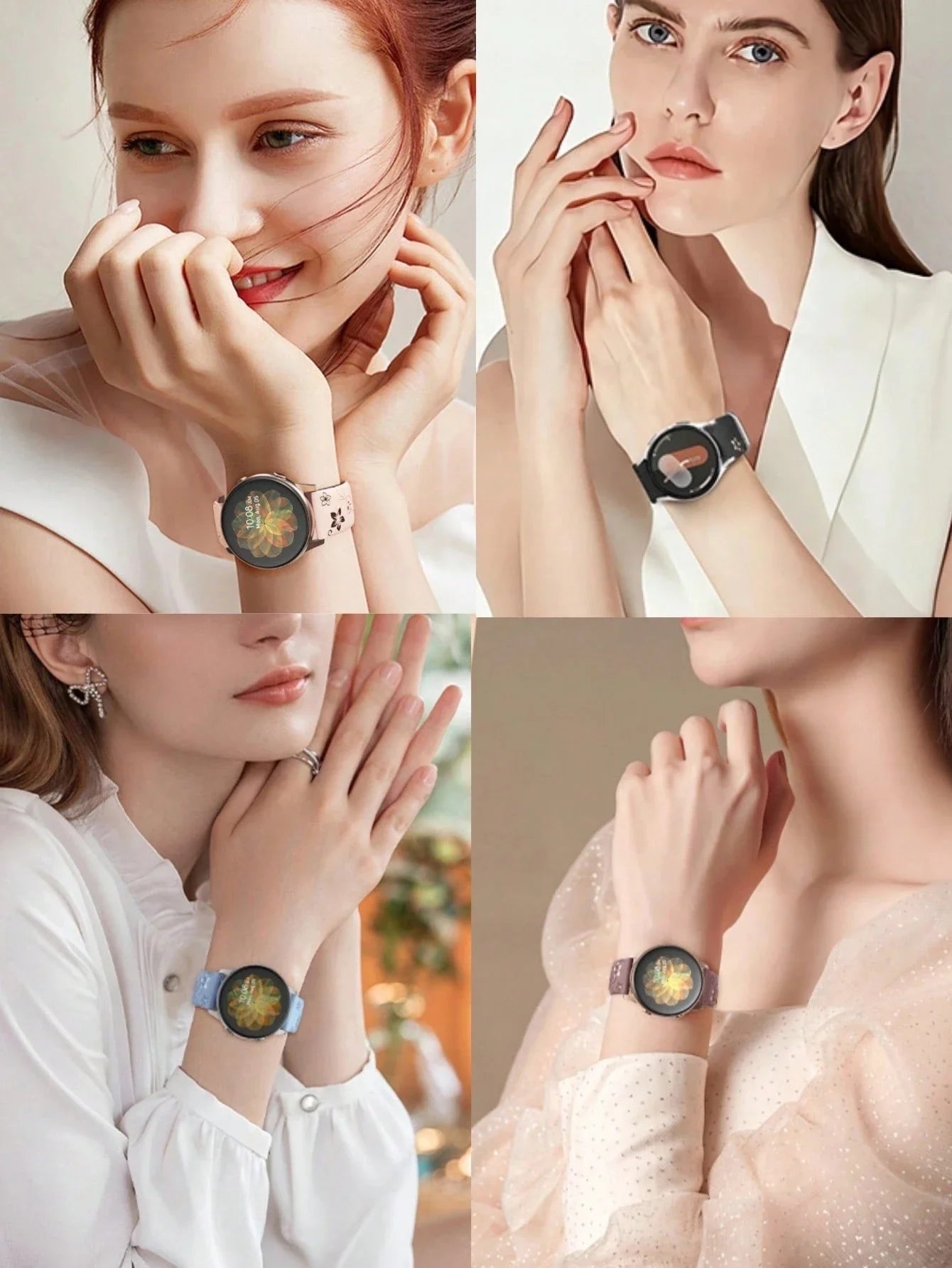 Floral Silicone Galaxy Watch Band