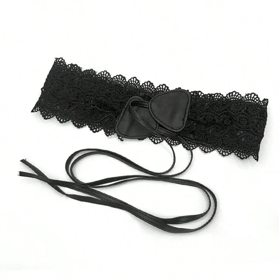 Women’s Lace Tie-Up Waist Belt