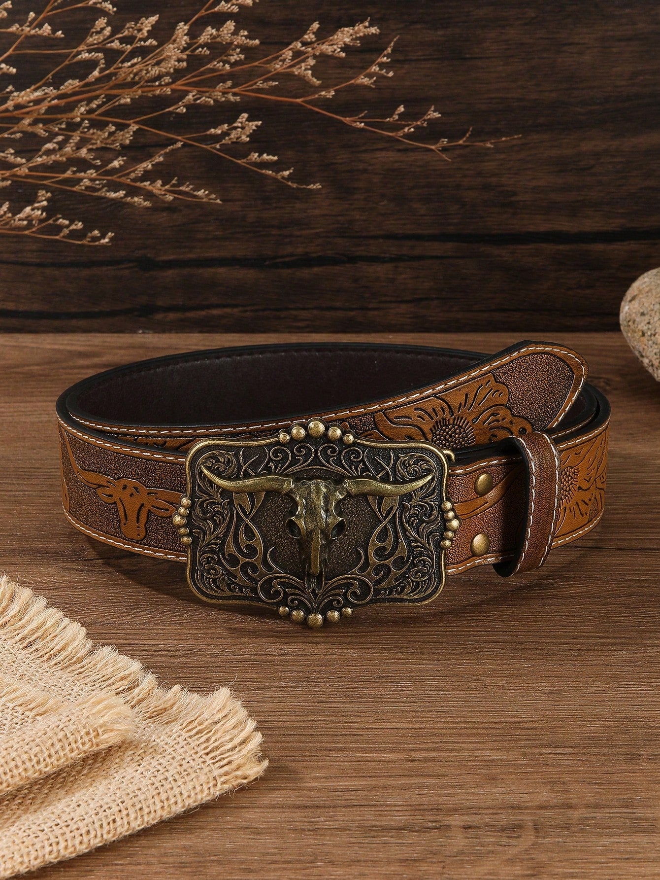 Western Vintage Boho Cowboy Belt