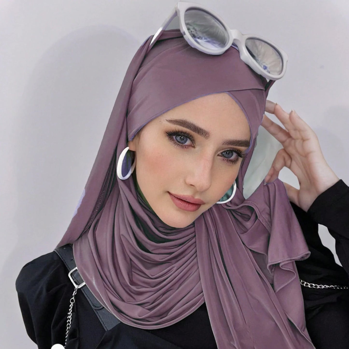 Tie-On Crystal Linen Instant Hijab