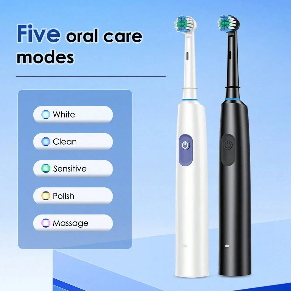 Electric Rotating Toothbrush With Modes