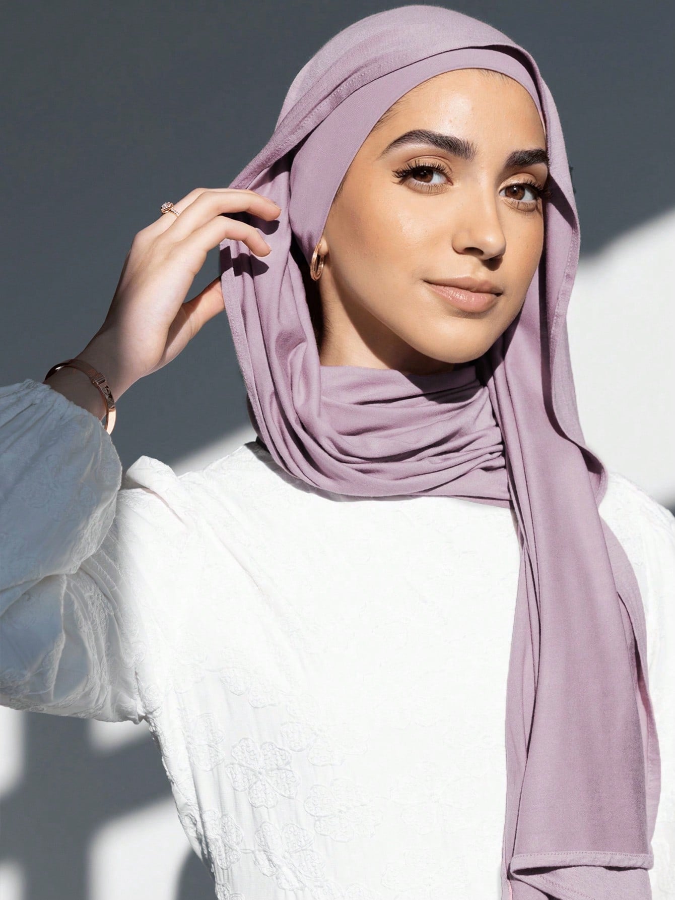 2PCS Jersey Hijab Undercap Set