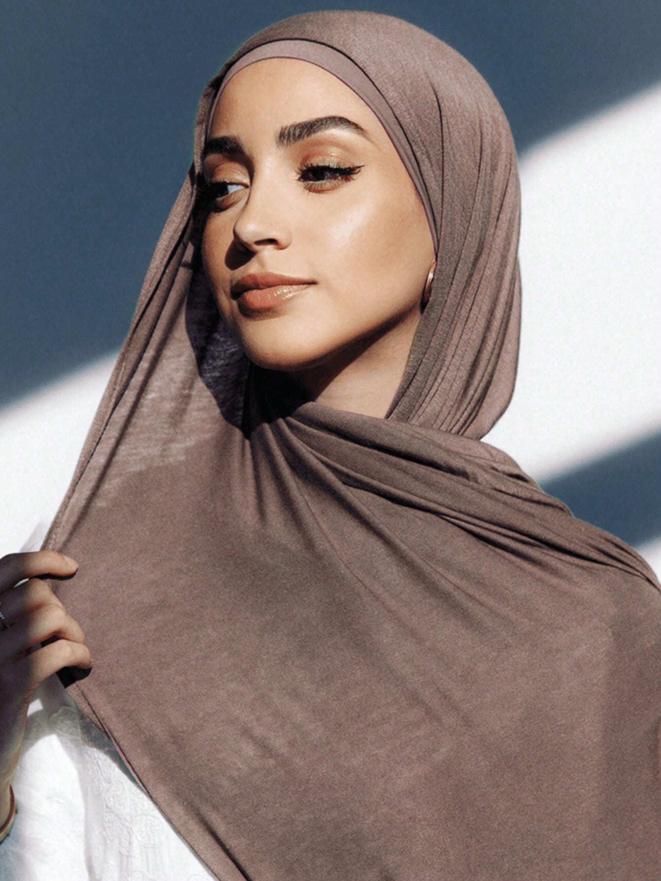 2PCS Jersey Hijab Undercap Set