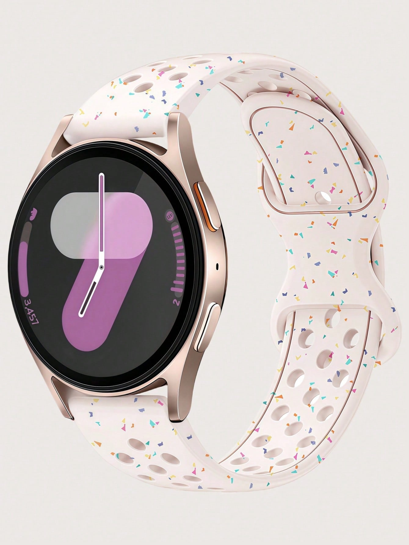 Floral Silicone Samsung Watch Band