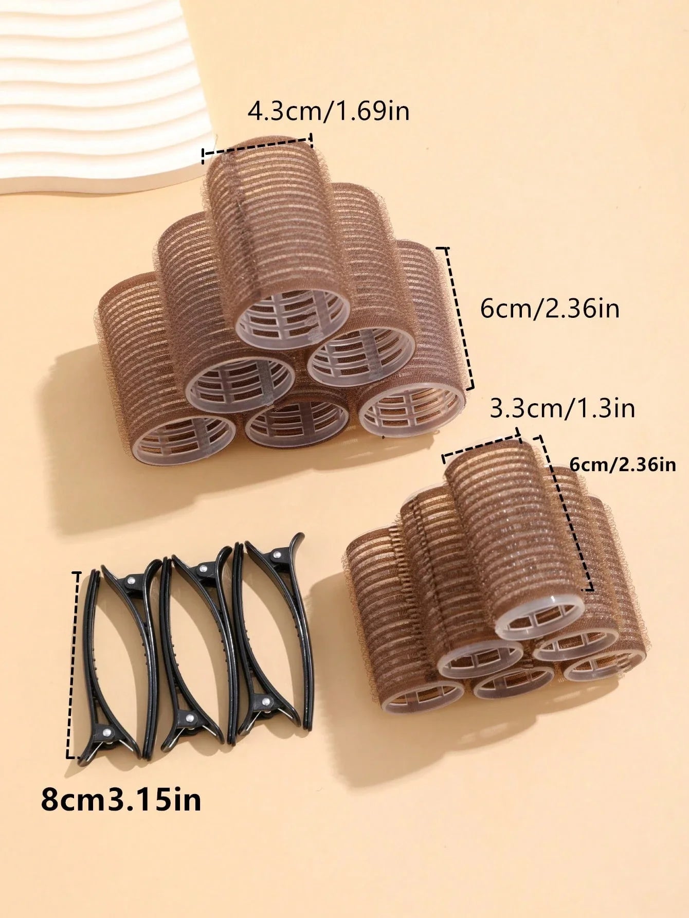 18pcs Hair Rollers Curling Set