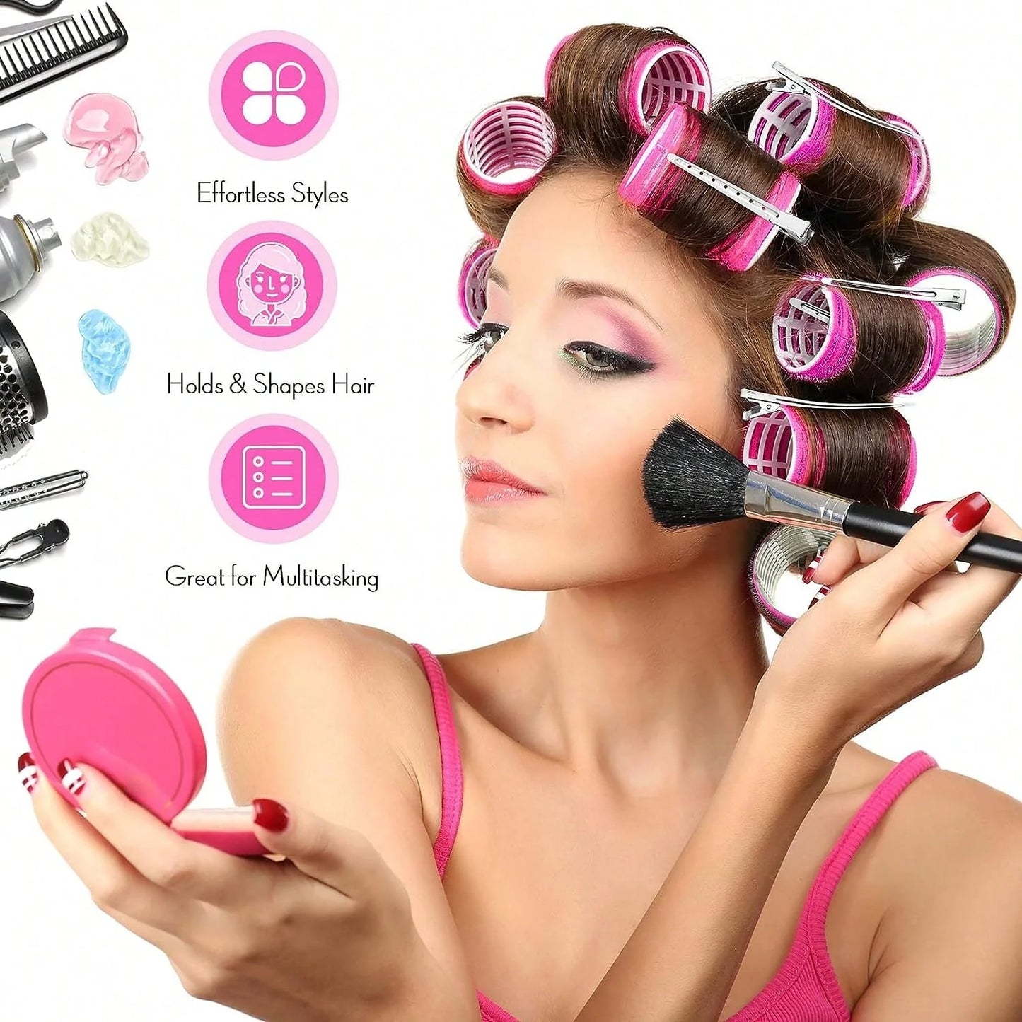 18pcs Hair Rollers Curling Set