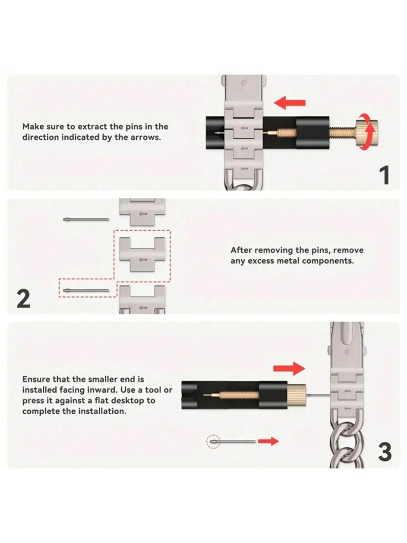 Stainless Steel Watch Band