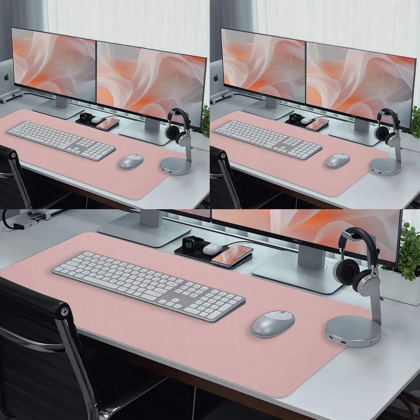 Super Large Pink Desk Pad
