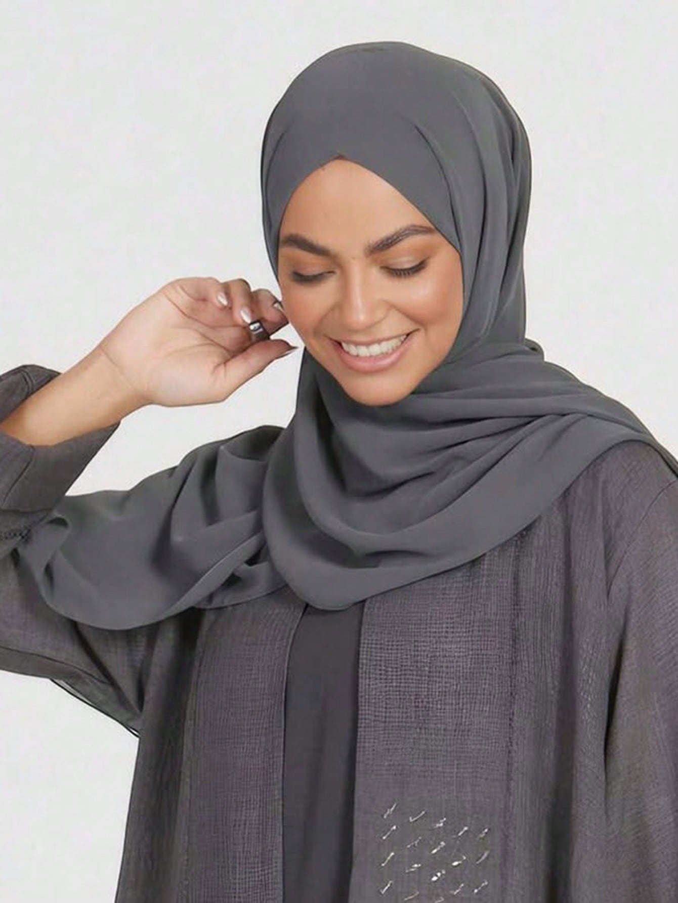 Solid Chiffon Hijab Scarf
