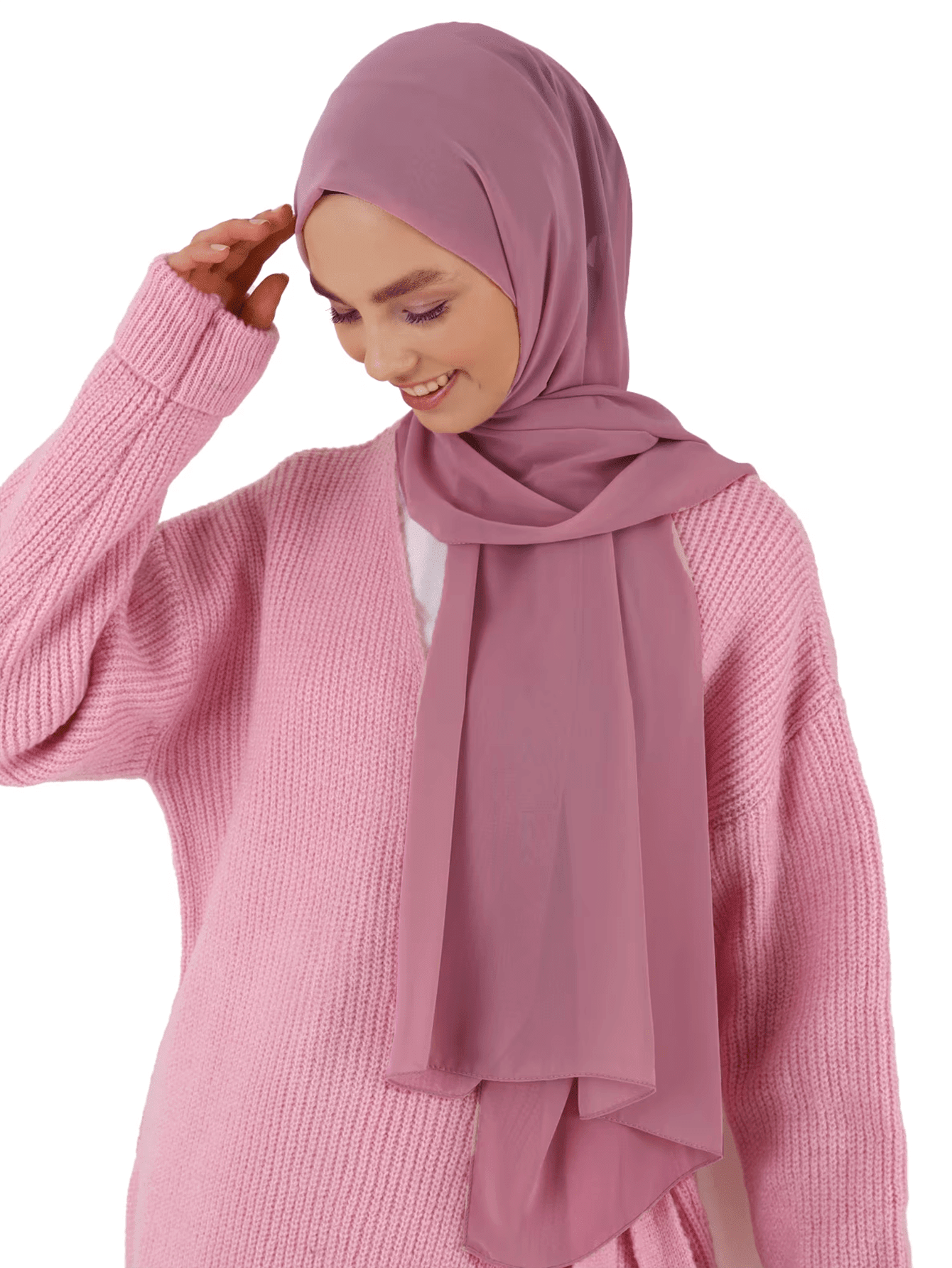 Solid Chiffon Hijab Scarf