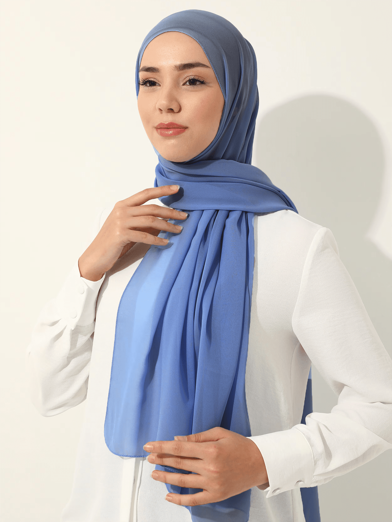 Solid Chiffon Hijab Scarf
