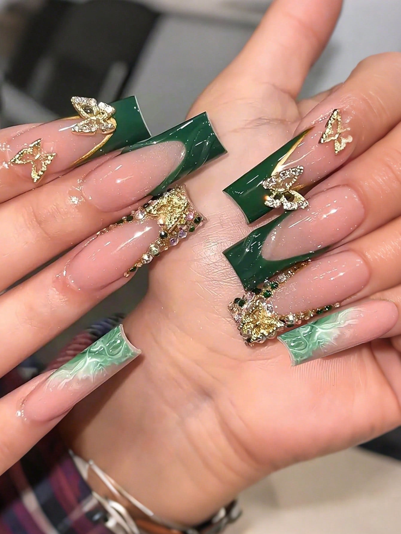24pcs Luxury 3D Nail Stickers