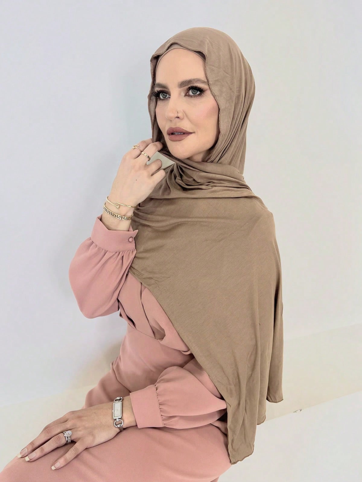 Soft Solid Color Hijab