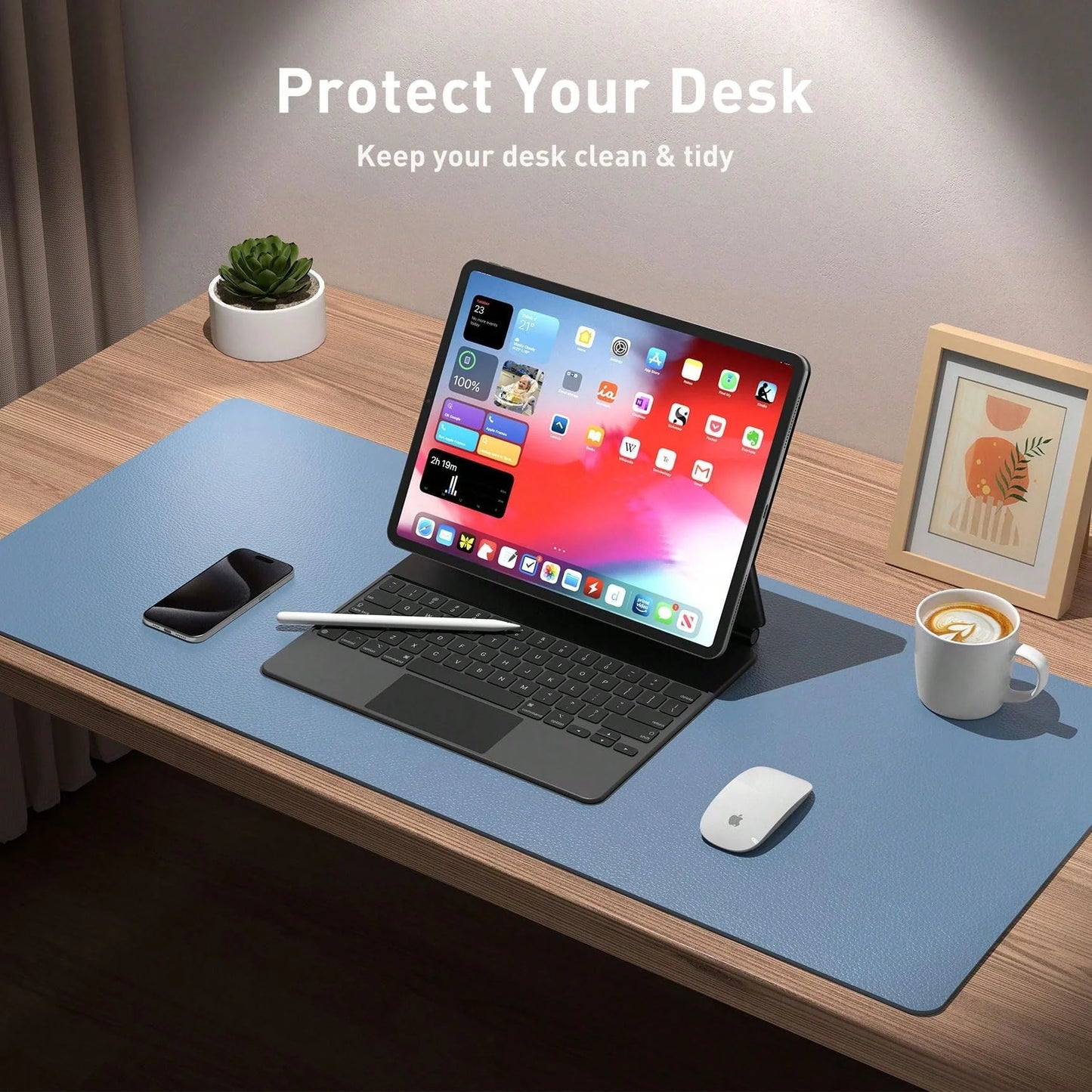 Super Large Pink Desk Pad